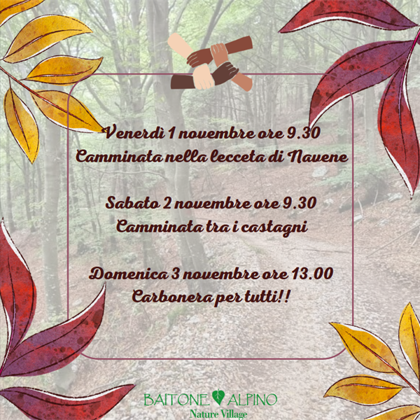 Weekend Colori e Sapori d'Autunno